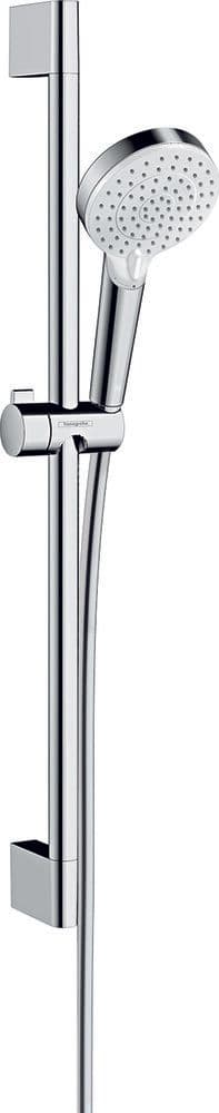 Hansgrohe Crometta set de douche Vario EcoSmart 9 l/min. barre 65cm blanc/chrome vue 1