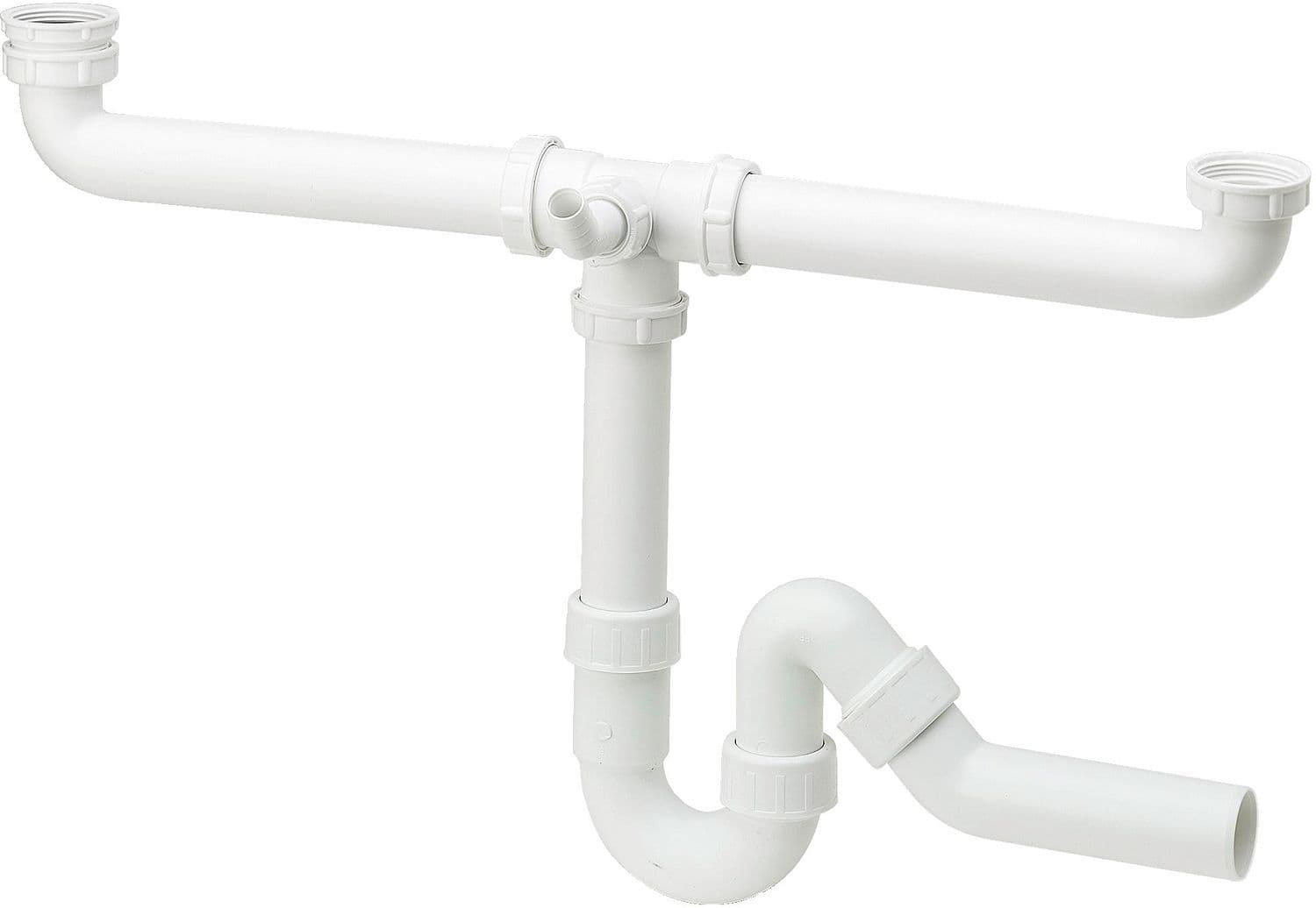 SIPHON EVIER VIEGA 6/4-40 2 CUVES vue 1