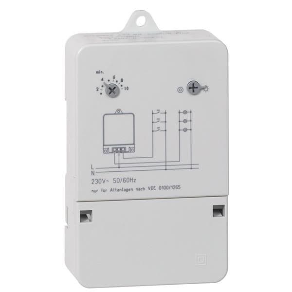 Minuterie électronique saillie 230V - 10A - 30 secondes / 10 minutes vue 1