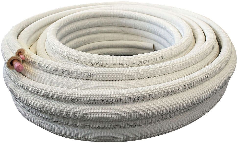LIAISON FRIGORIFIQUE ISOLEE EN CUIVRE DUO 1/4"-1/2" ROULEAU 20M vue 1