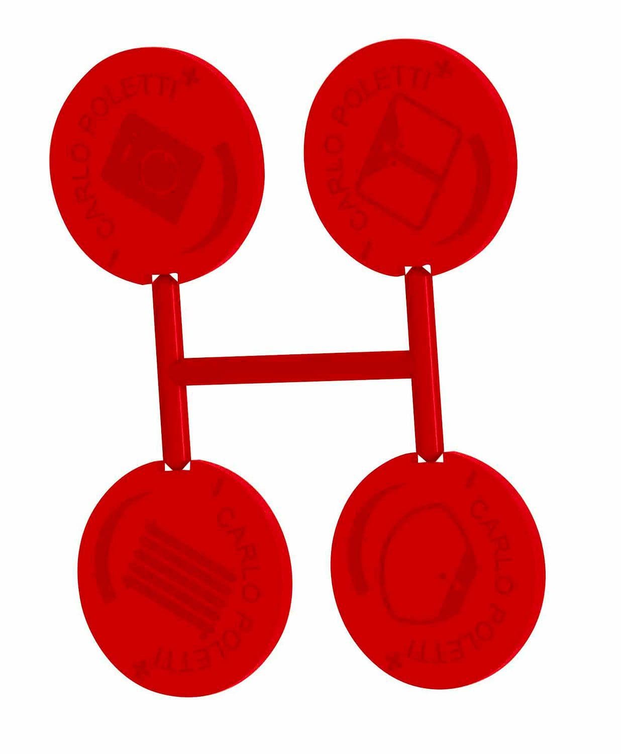 INDICATEUR L'EAU DE PLUIE ROUGE (4 PCS.) UNI.COLLECTOR vue 1