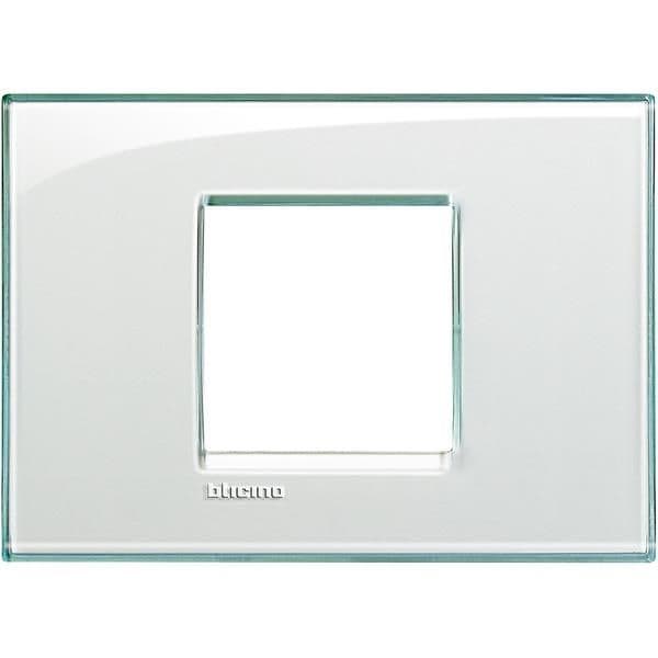 LivingLight - plaque rectangulaire large 2 modules Aquamarine vue 1