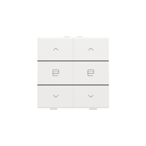 Commande de moteur double pour Niko Home Control, couleur white coated vue 1