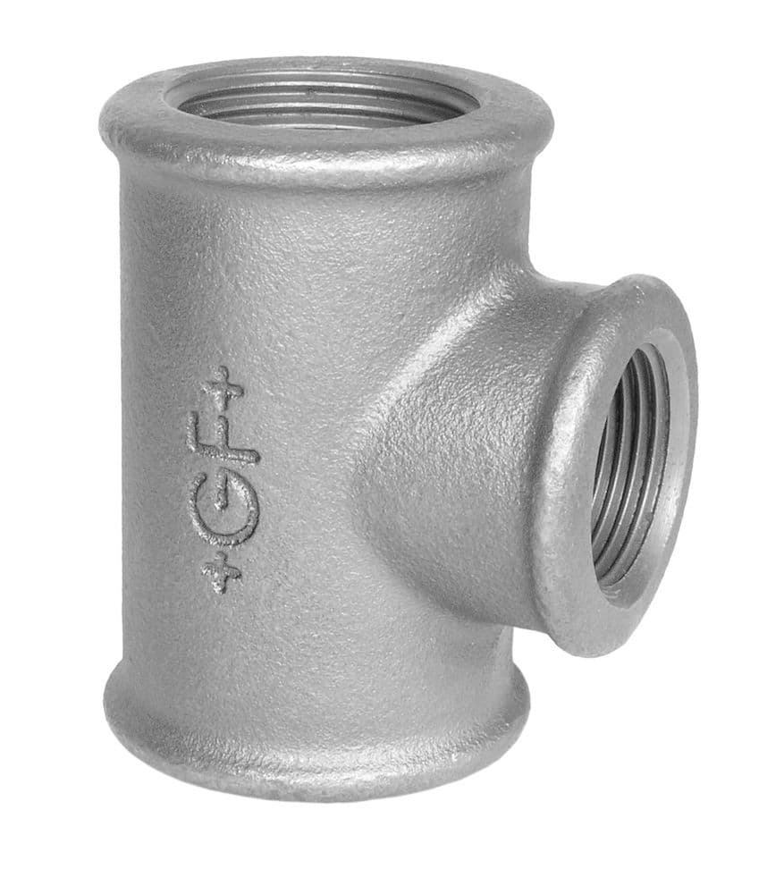 Georg Fischer galvanisé nr.130 Té réduit 2" x 1/2" x 2" vue 1