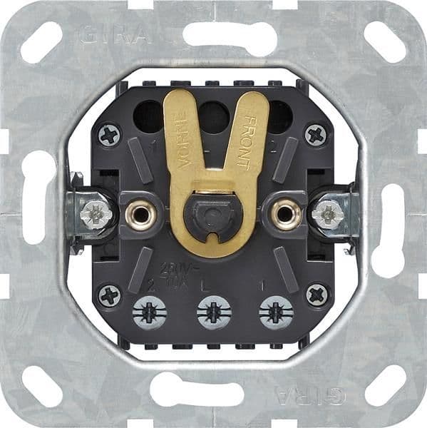 Module bouton-poussoir ou interrupteur de store 10A 250V~ pour cache avec manette comme poste vue 1