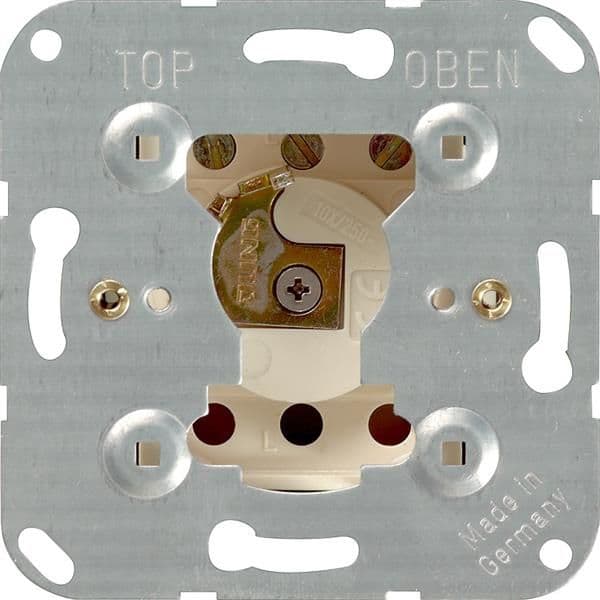 Module bouton-poussoir à clé 10A 250V~pour tous les demi-cylindres profilés DIN ne convient pas vue 1