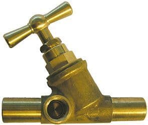 ROBINET D'ARRET UNIVERSELLE LAITON 15MM POUR PURGEUR vue 1