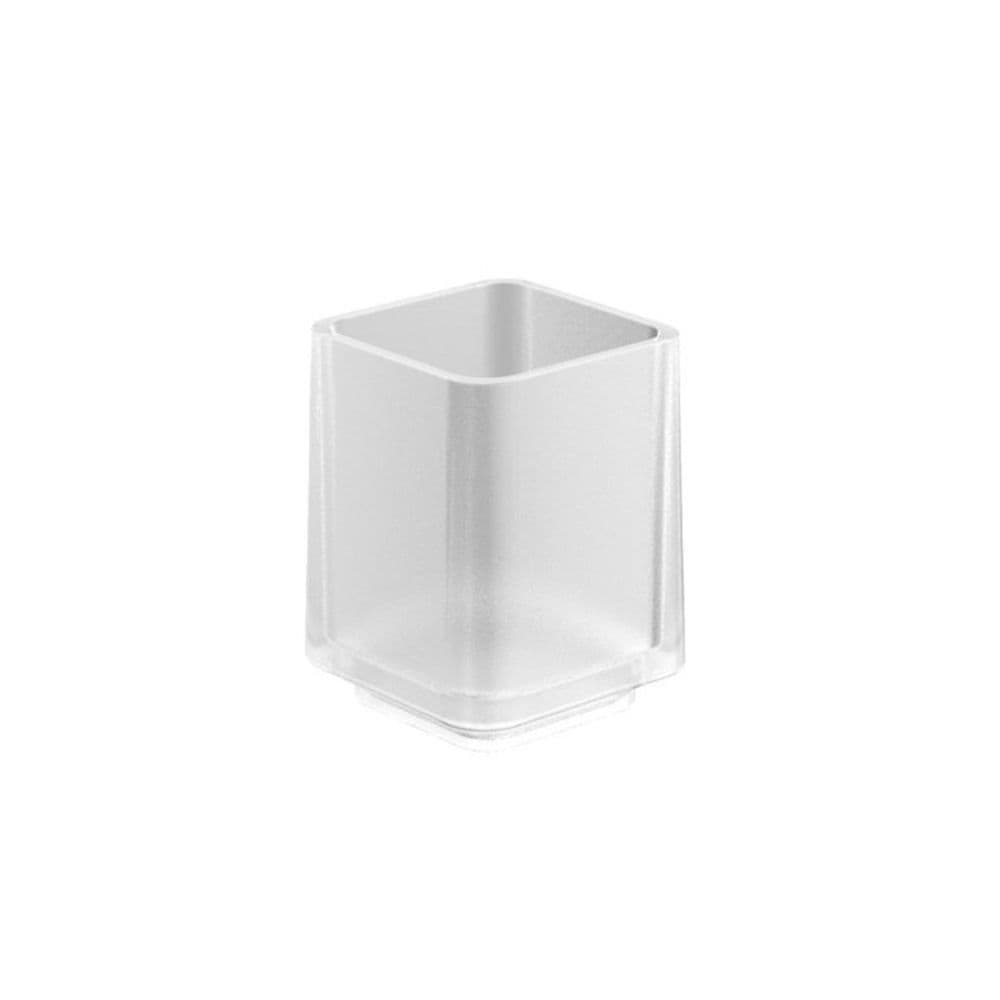 Van Marcke Collection Zelo gobelet verre mat 80x80x100mm à poser vue 1