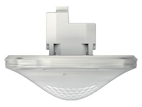 Détecteur de présence Blanc encastré 360° 1 canal détection carrée 64m² IP40 200W Led vue 1