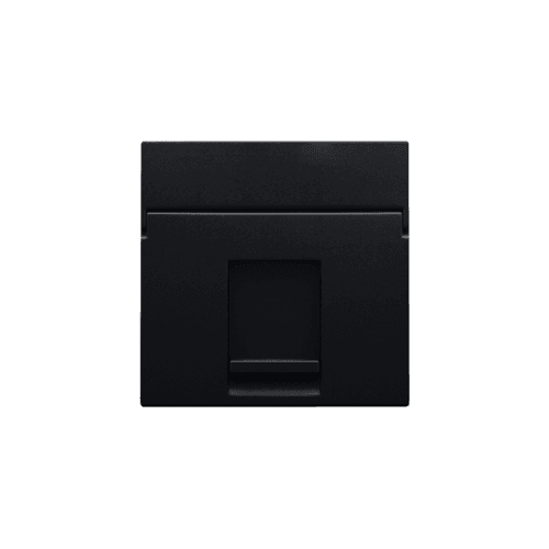 Enjoliveur data 1x RJ, couleur black coated vue 1