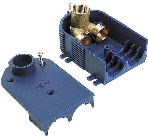 BOITE A ENCASTRER DOUBLE 1/2"-3/4" COMAP vue 1