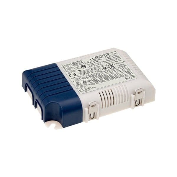 Led driver 25W alim en courant constant sortie 0.35A / 0.5A / 0.6A / 0.7A / 0.9A  / 1.05A + Dali dim vue 1