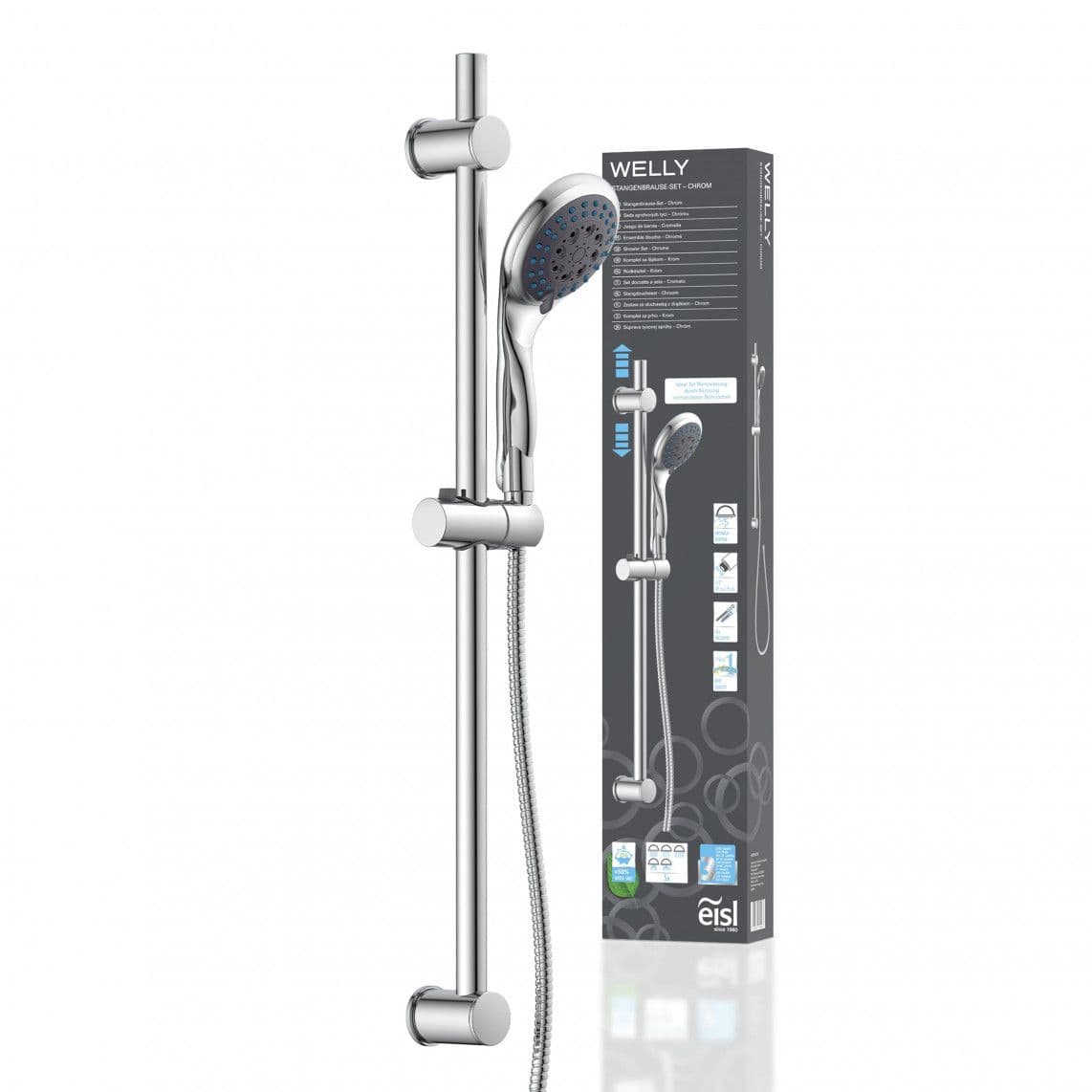 DX6051CSB WELLY Set barre de douche, chromé vue 1