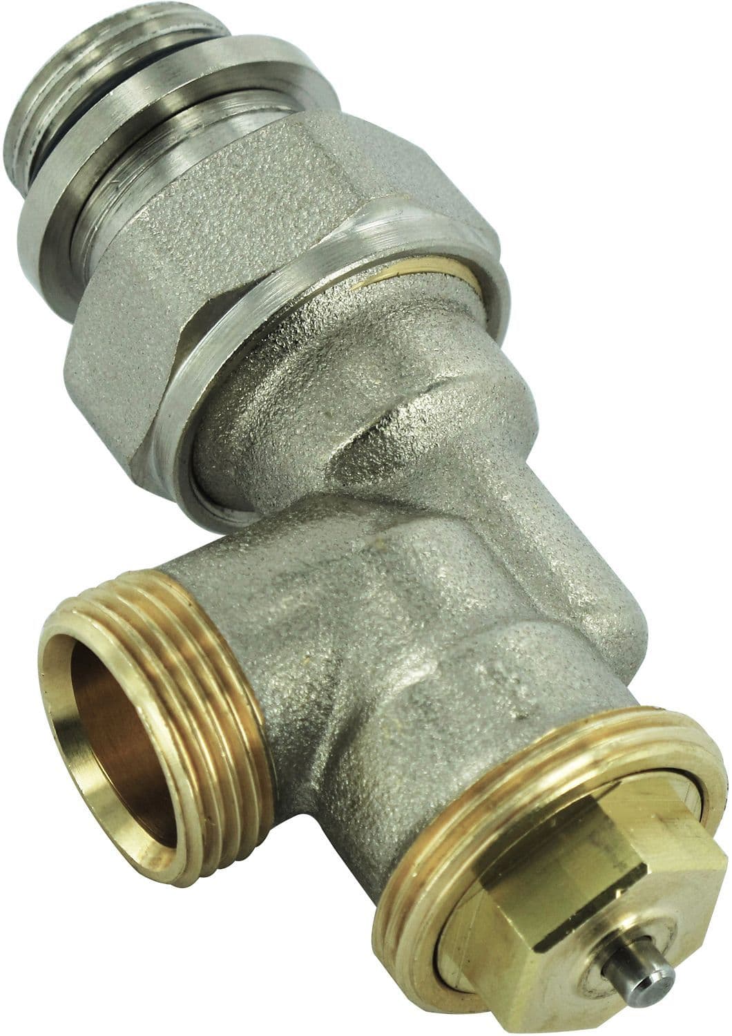 VANNE RADIATEUR THERMOSTATIQUE COMAP EQUERRE INVERSE 1/2"-M22 vue 1