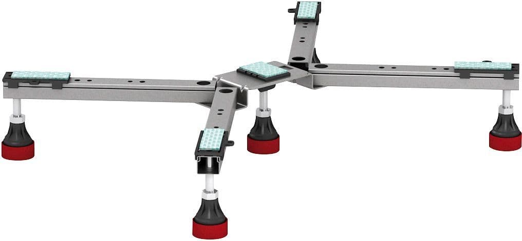 SET PIEDS DOUCHE MEPA MEPA BW5 DOUCHE 5 PIECES H8,5-10,5CM vue 1