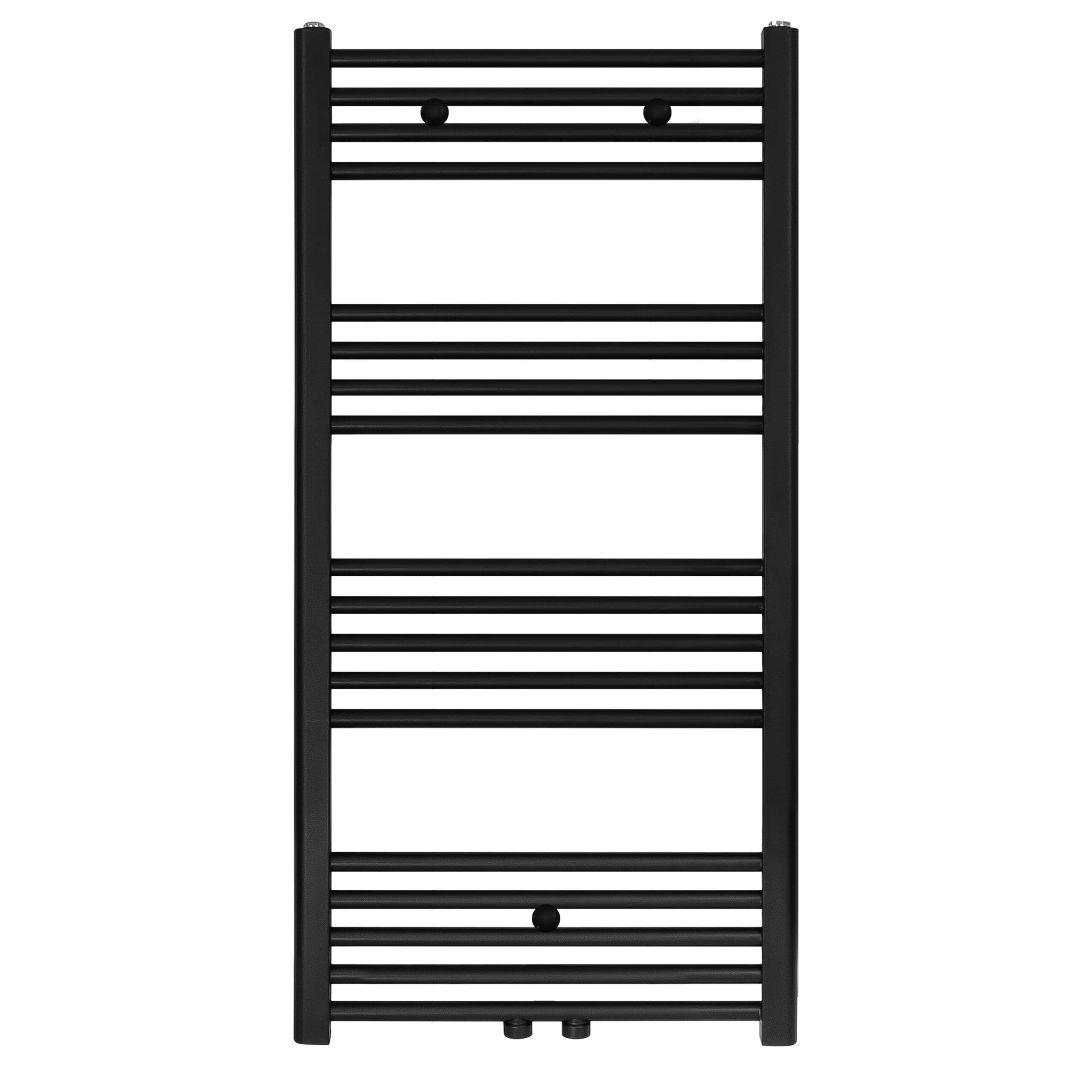 BELRAD SÈCHE-SERVIETTES - RACCORDEMENT GAUCHE-DROITE/CENTRAL - 558 WATT - 1100X600CM - NOIR MAT vue 1