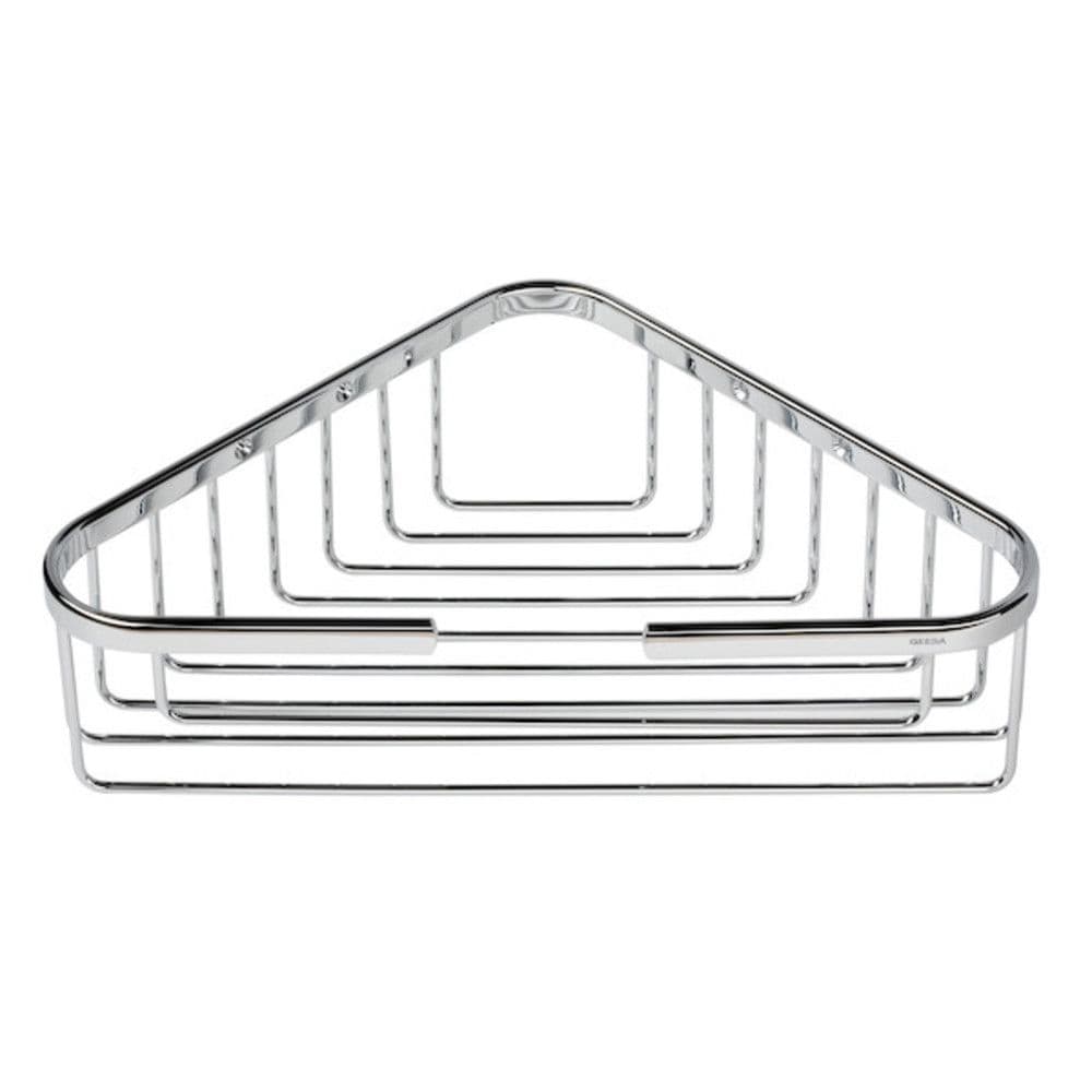 Geesa Basket porte-flacon/éponge d'angle chromé 260x260x85mm vue 1