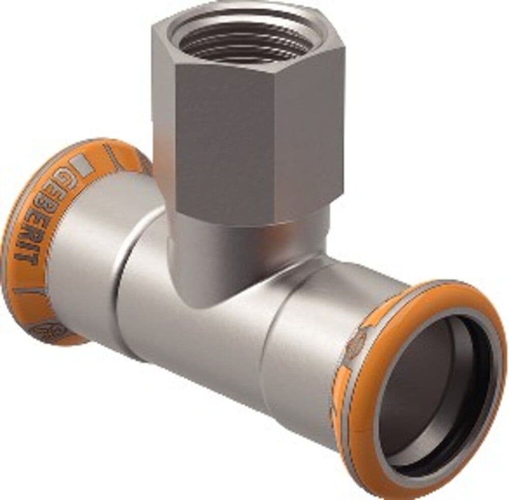 Geberit Mapress Therm Té avec filetage intérieur 18-1/2"F-18 vue 1