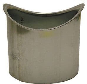 FILETAGE ZINC ROND GOUTTIERE DEMI-LUNE 100MM vue 1