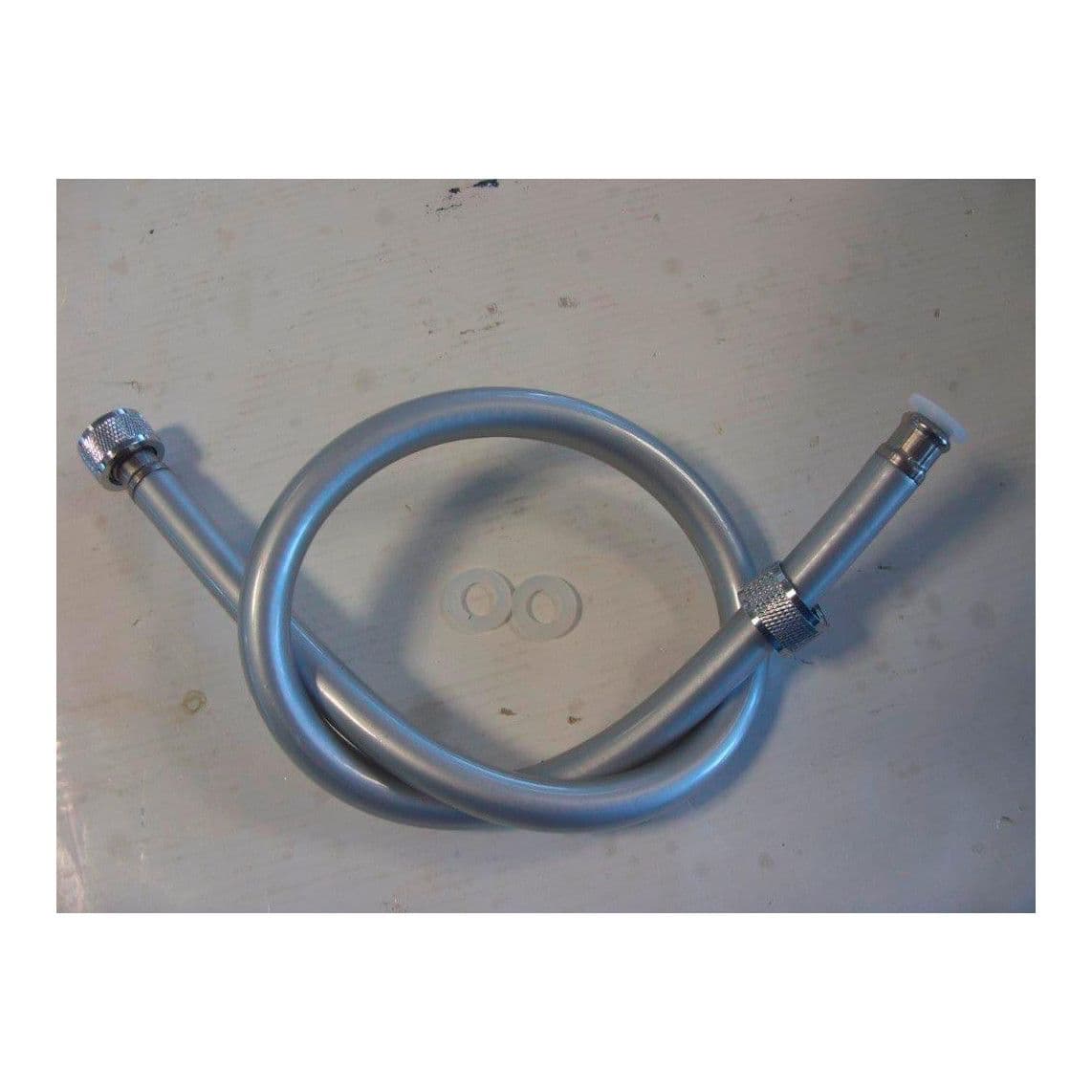 02003 Flexible de douche, 70 cm, Silverflex, plastique, aspect argenté, par ex. pour 60062/2 vue 1