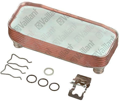 ECHANGEUR DE CHALEUR 12 PLAQUES VUW/2-3,2-5 VAILLANT vue 1