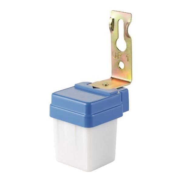Détecteur crépusculaire Blanc apparent carré IP44 maximum 300W Led vue 1