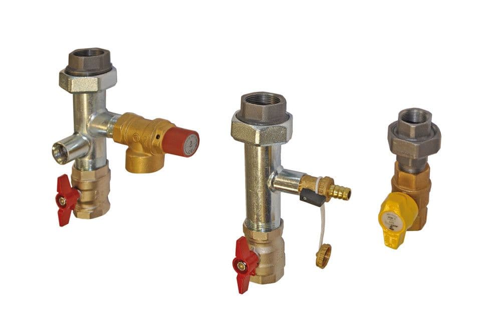 De Dietrich HC177 kit raccordement hydraulique avec robinet gaz MC64/90 vue 1