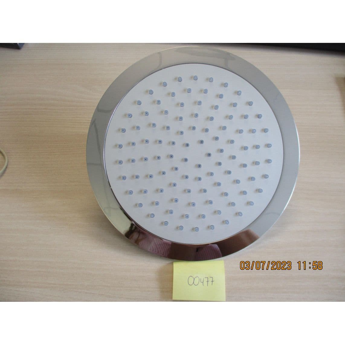 00477 Douche de tête, chrome/gris clair, entre autres pour 5870113 vue 1