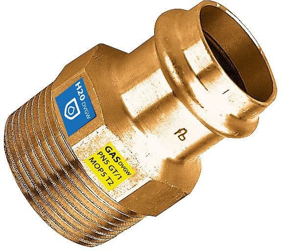 RACCORD 15MM - 3/4"M FRABOPRESS SECURFRABO COMBI vue 1