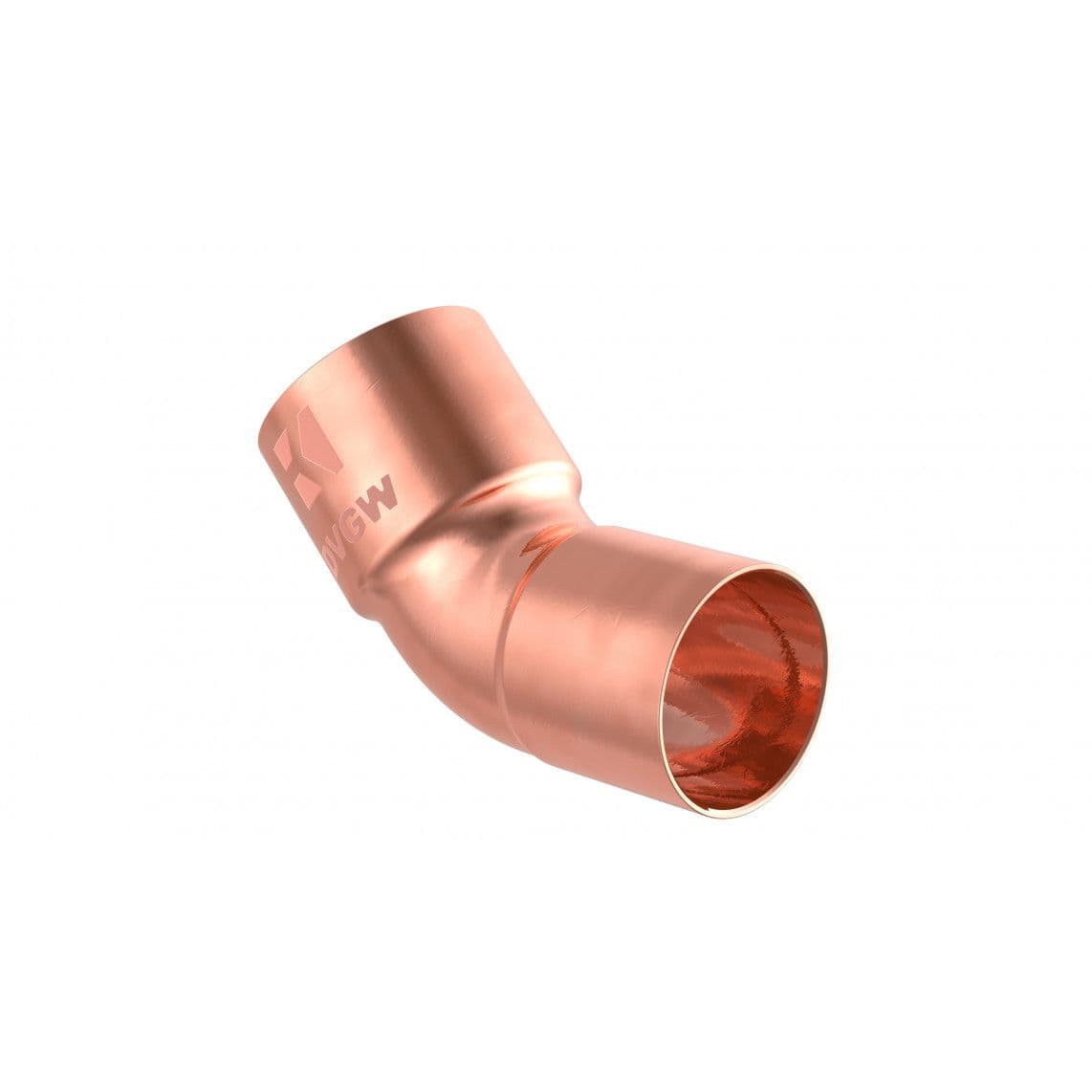 989143017 CU arc 45°, vierge, 18 mm, 1 manchon (5040) vue 1
