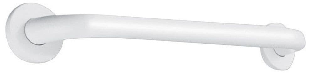 Delabie barre de maintien droite 400mm D32mm inox époxy blanc vue 1