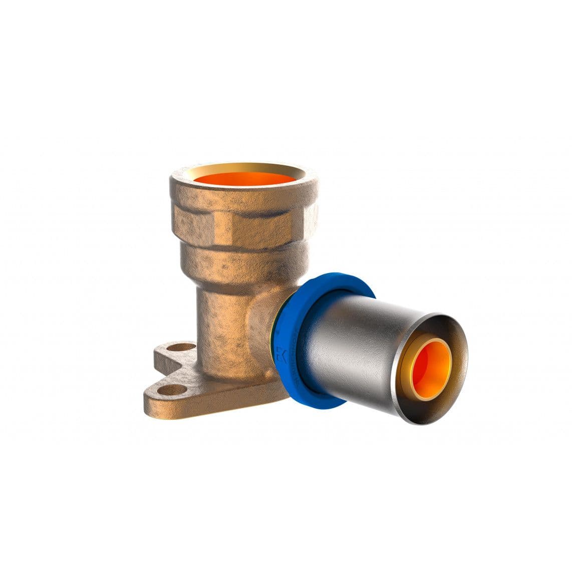 988722355 LT disque mural, vierge, 20 mm x 1/2" F, raccord à sertir pour tube multicouche vue 1