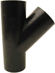 T PE GEBERIT 45° 90- 40MM vue 1