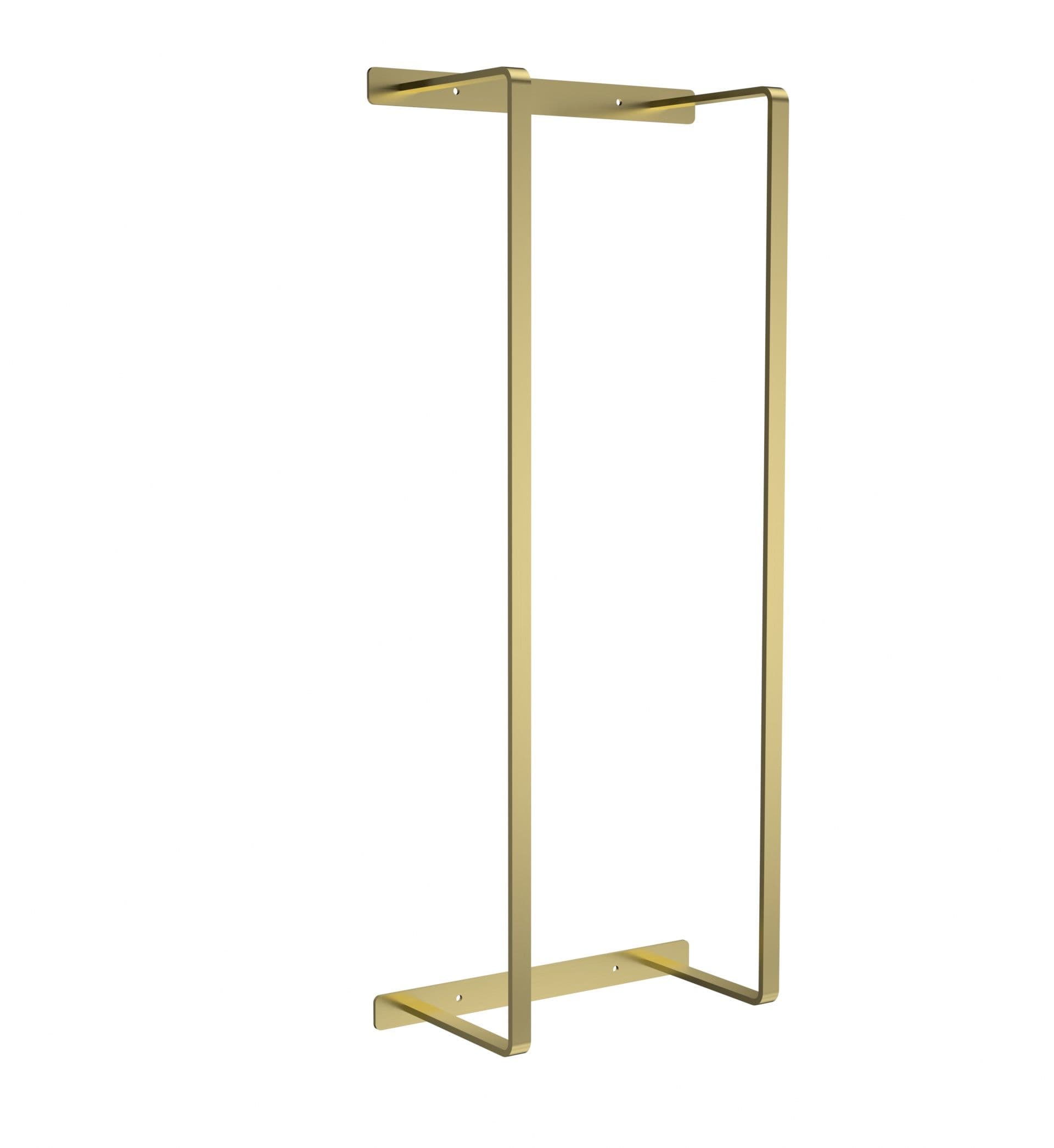 PORTE-SERVIETTES - VERTICALE - 67X28X14 CM - OR BROSSÉ vue 1