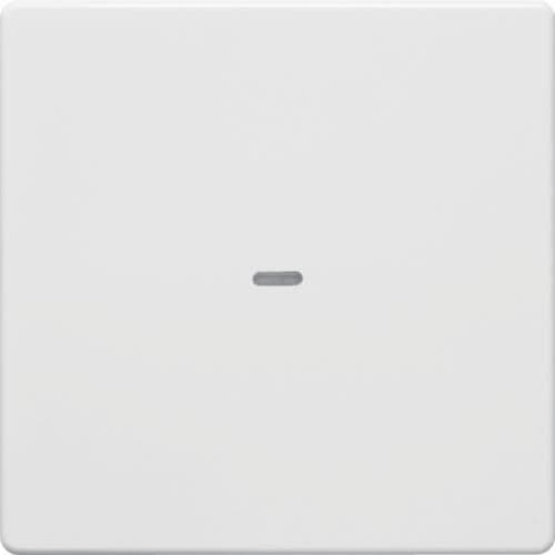 Touche simple Berker monobloc Q.1 / Q.3 Blanc polaire Velours vue 1
