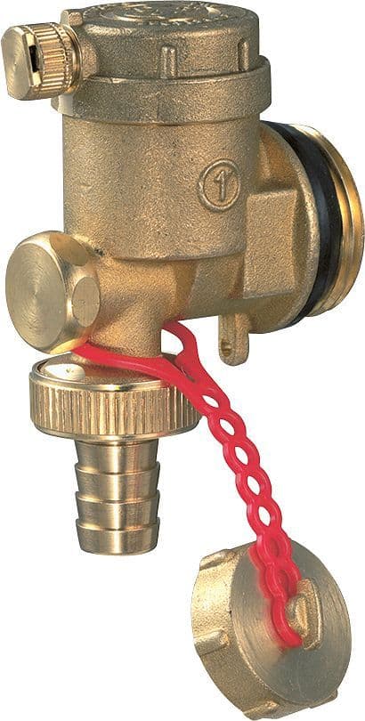 BOUCHON COLLECTEUR+PURGEUR AUTOMATIQUE + VANNE DE REMPLISSAGE-DE VIDANGE GIA4/4"M vue 1
