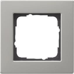 Cadre de finition Gira E2 pour le montage plat Acier inoxydable vue 1