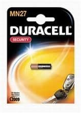 Pile alcaline 12V 18mAh hauteur 28.2mm x diamètre 7.7mm vue 1