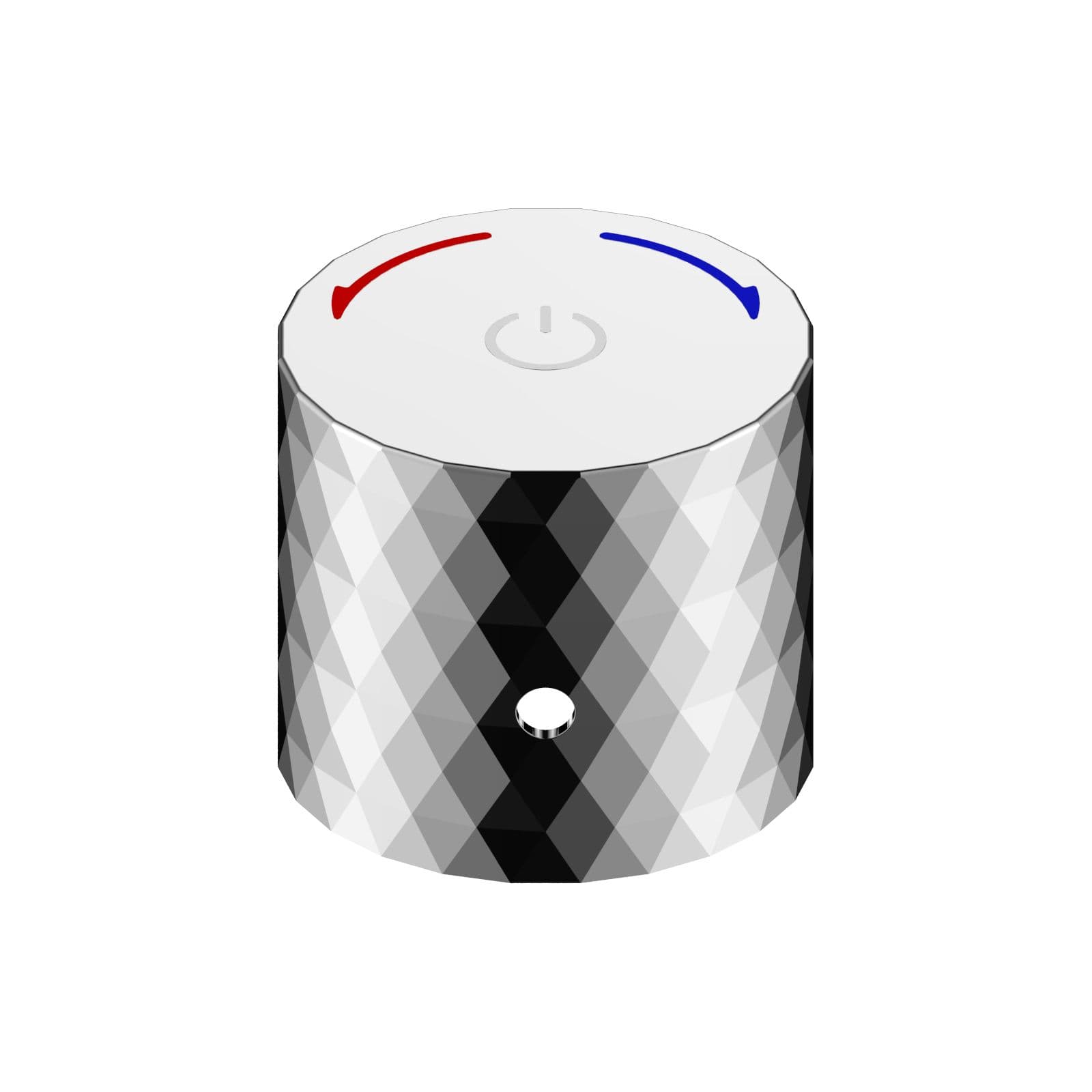 ALONI FLOW BOUTON-POUSSOIR MITIGEUR APPARENT - CHROME vue 1