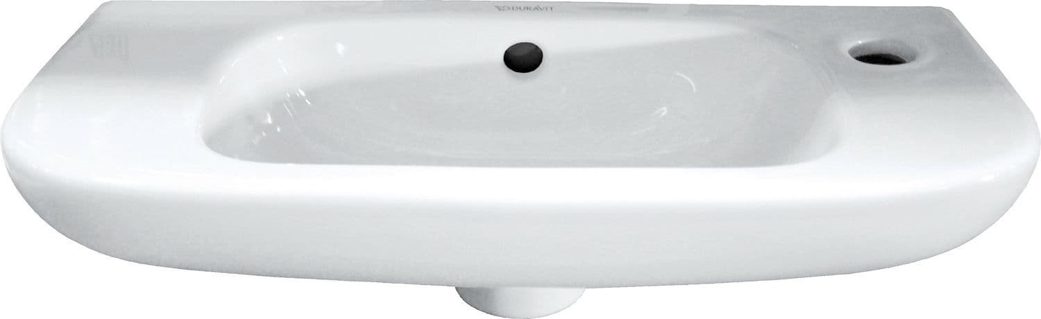 LAVE-MAINS D-CODE DURAVIT 50-22CM +TROU ROBINET DROITE BLANC vue 1