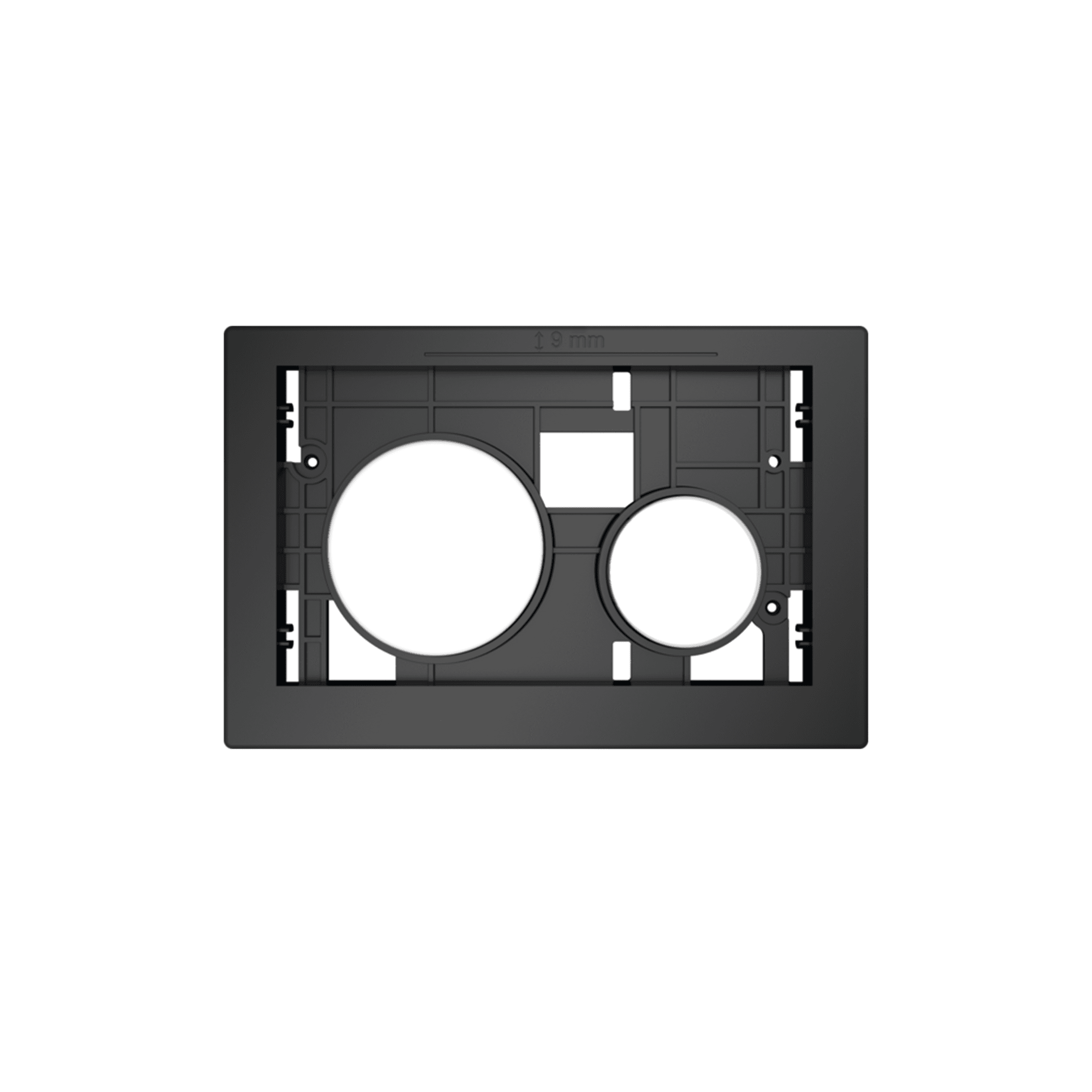 BOUTONS POUR PLAQUE DE DÉCLENCHEMENT TECELOOP, TOUCHES BLANCHES ANTIBACTÉRIENNES vue 1