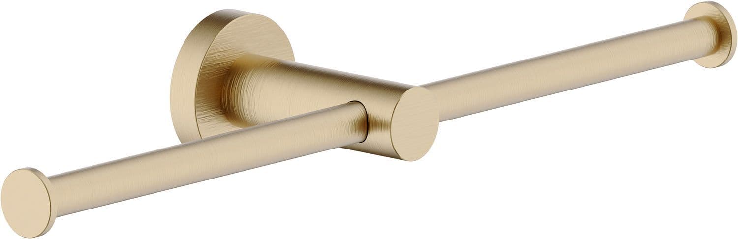 PORTE-ROULEAU DOUBLE ZEN NOBILI MIELE BROSSE vue 1