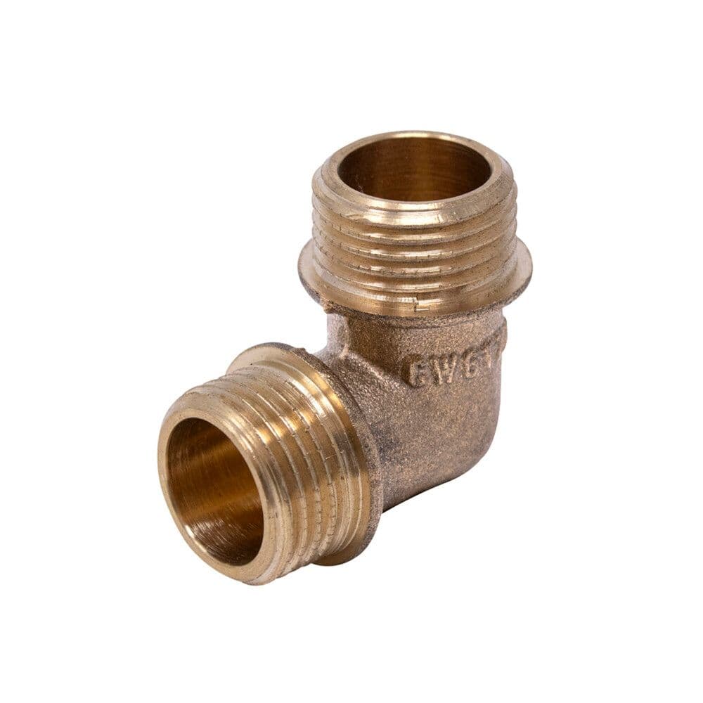 coude 90° laiton 1/2"MM vue 1