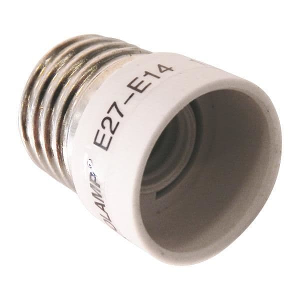 Adaptateur douille E27 à E14 vue 1