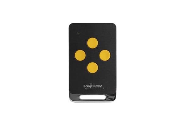 Qbus émetteur sans - fil Easywave 4 boutons, boîtier en métal vue 1