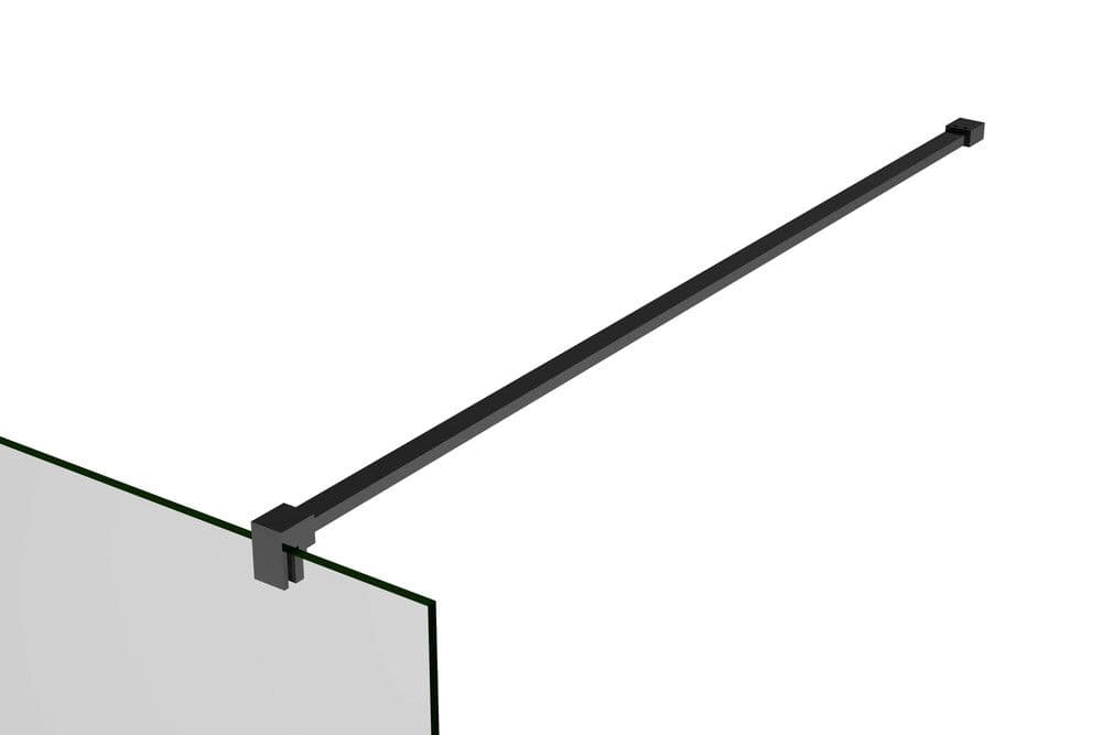 Van Marcke Walk-In/Decor barre stabilisatrice rectangulaire 1200mm noir vue 1