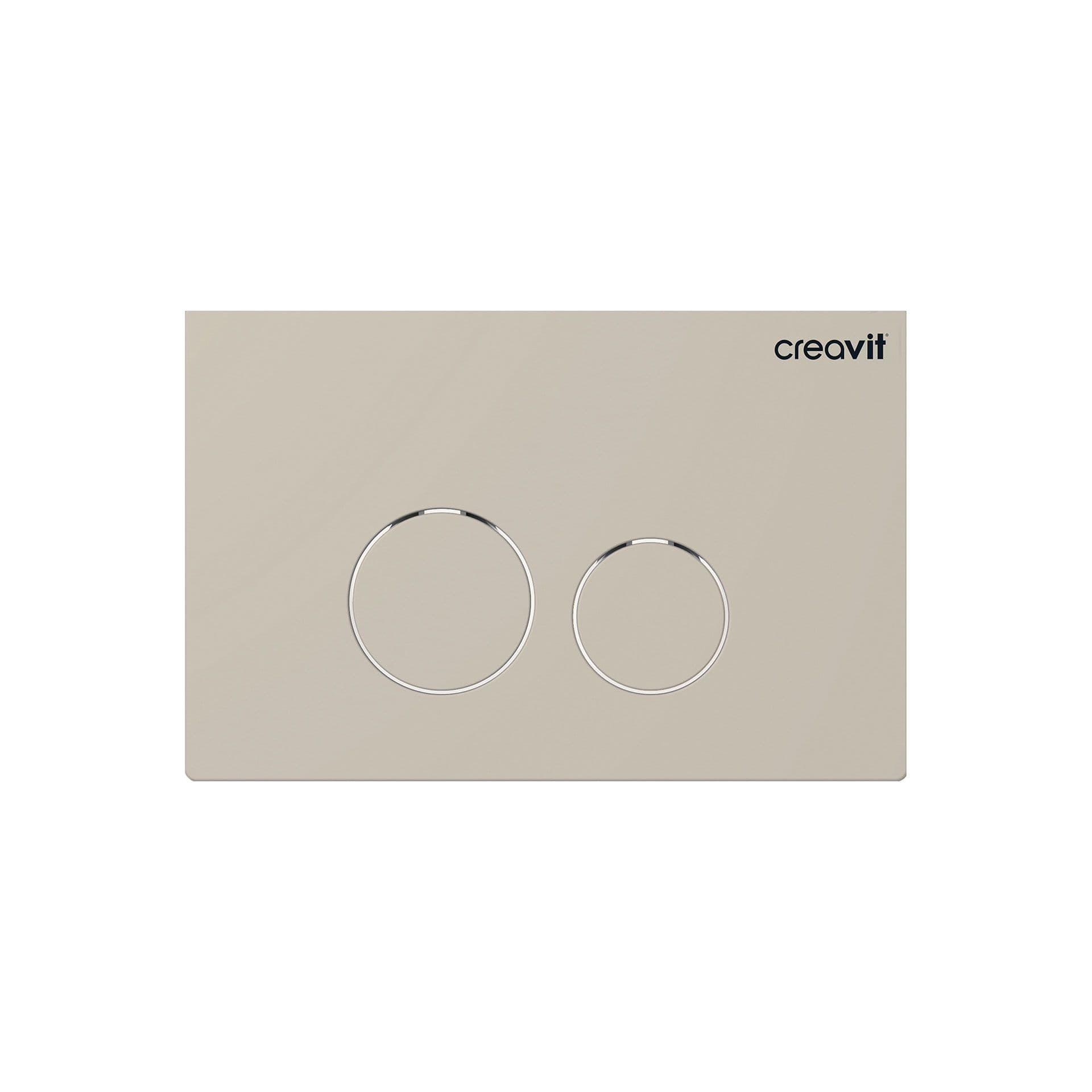 CREAVIT TERRA PLAQUE DE COMMANDE - GRIS FROID vue 1