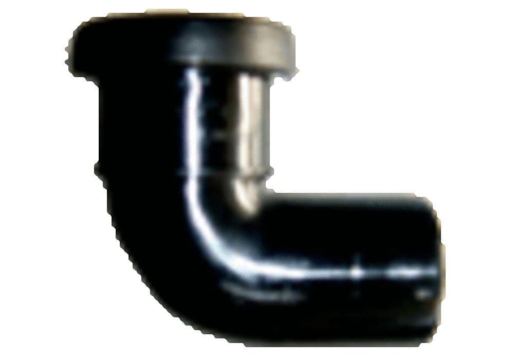 Pipelife PP coude 90° MF noir D 125 vue 1