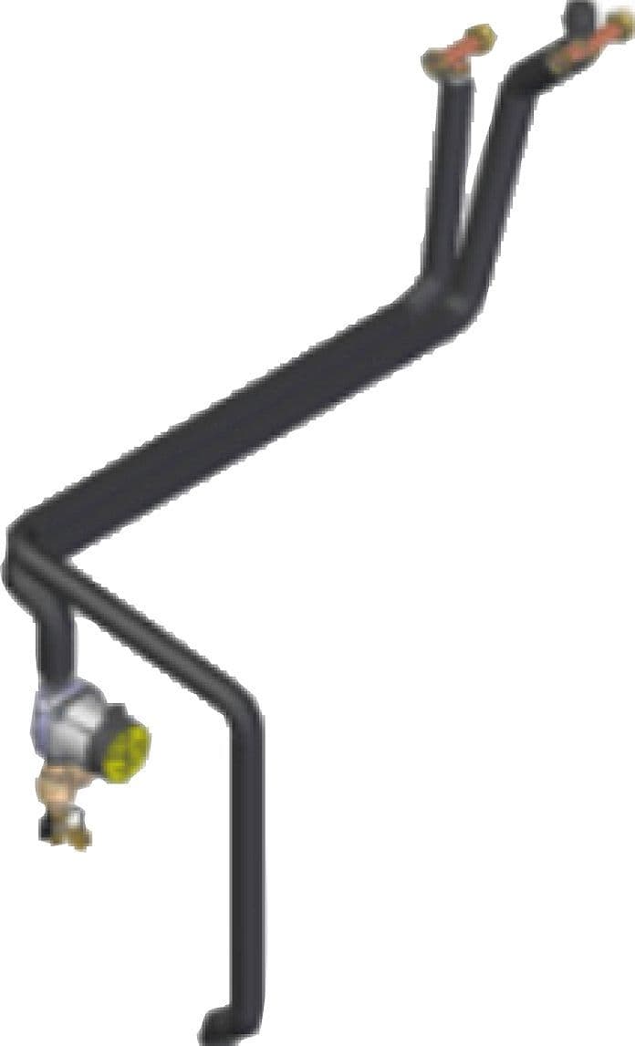 TUYAUTERIE DE CONNEXION ENTRE HERA CONDENS/LAVA EN BOILER 110L REMEHA vue 1