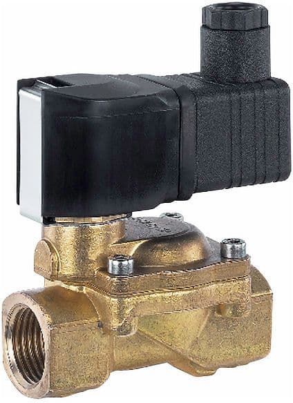 VANNE MAGNETIQUE SANITAIRE 4/4" NC 24V AC GEMU vue 1